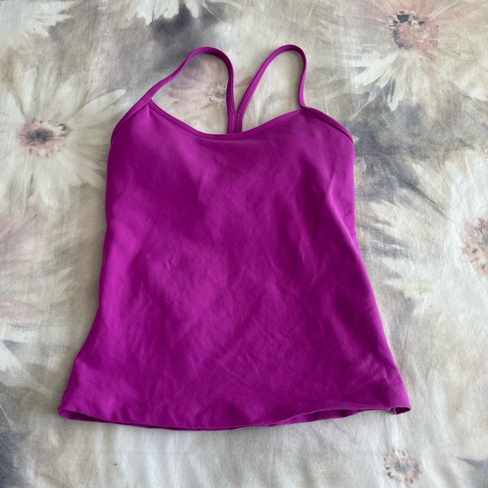 Lululemon Power Y Tank Top Magenta